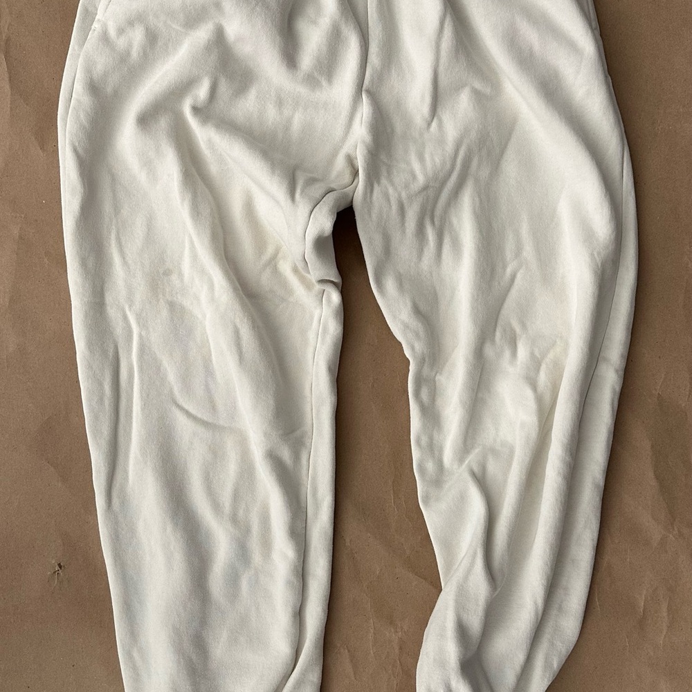 Brandy Melville Cream Sweatpants